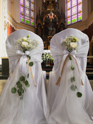 dekoracja ślubna w szkle