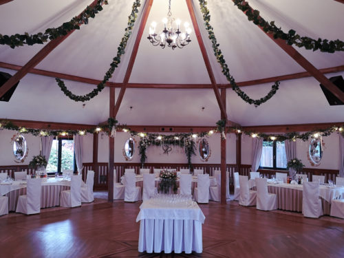 dekoracja sali weselnej w stylu boho